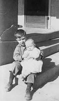 Homer Charles Speed and sister, Ella Gene Speed as a baby.