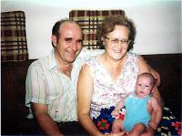  James Dale Turner (Mathew's grandfather), Marian Charlotte Lane Turner (Mathew's grandmother), and grandson, Mathew Scott Turner.