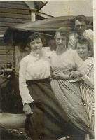  From left to right, Susan Lorene Turner, Esther Speed, Stella (?), and Dee Carroll Turner (Susan Turner's brother).